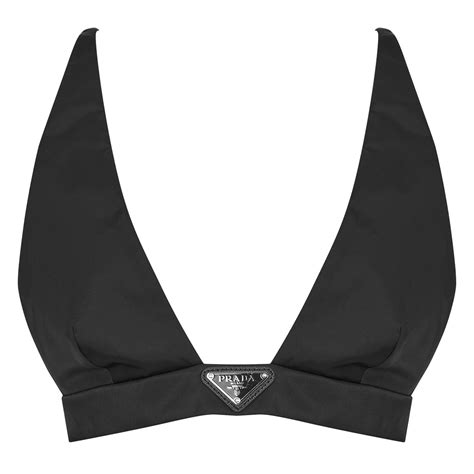 prada brassiere|nylon triangle bra.